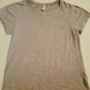We are selling a gray shirt.